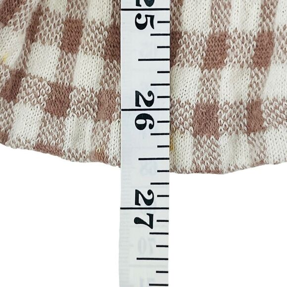 Anthropologie Knitted & Knotted Check Cardigan Knit Jacket Women’s Size XS - Picture 9 of 10
